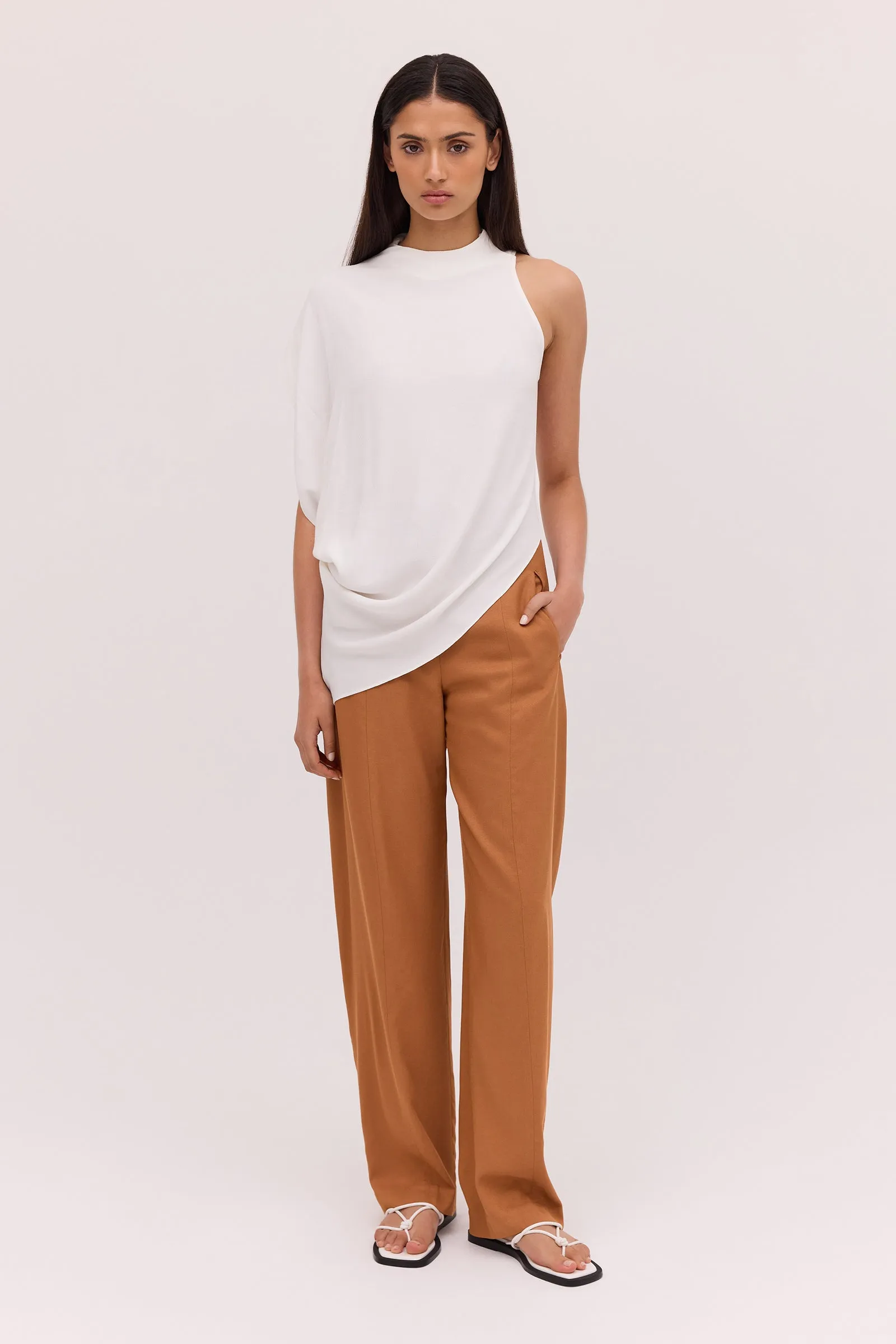 TAN TONDO PANT sold by Bianca Spender product image thumbnail 2