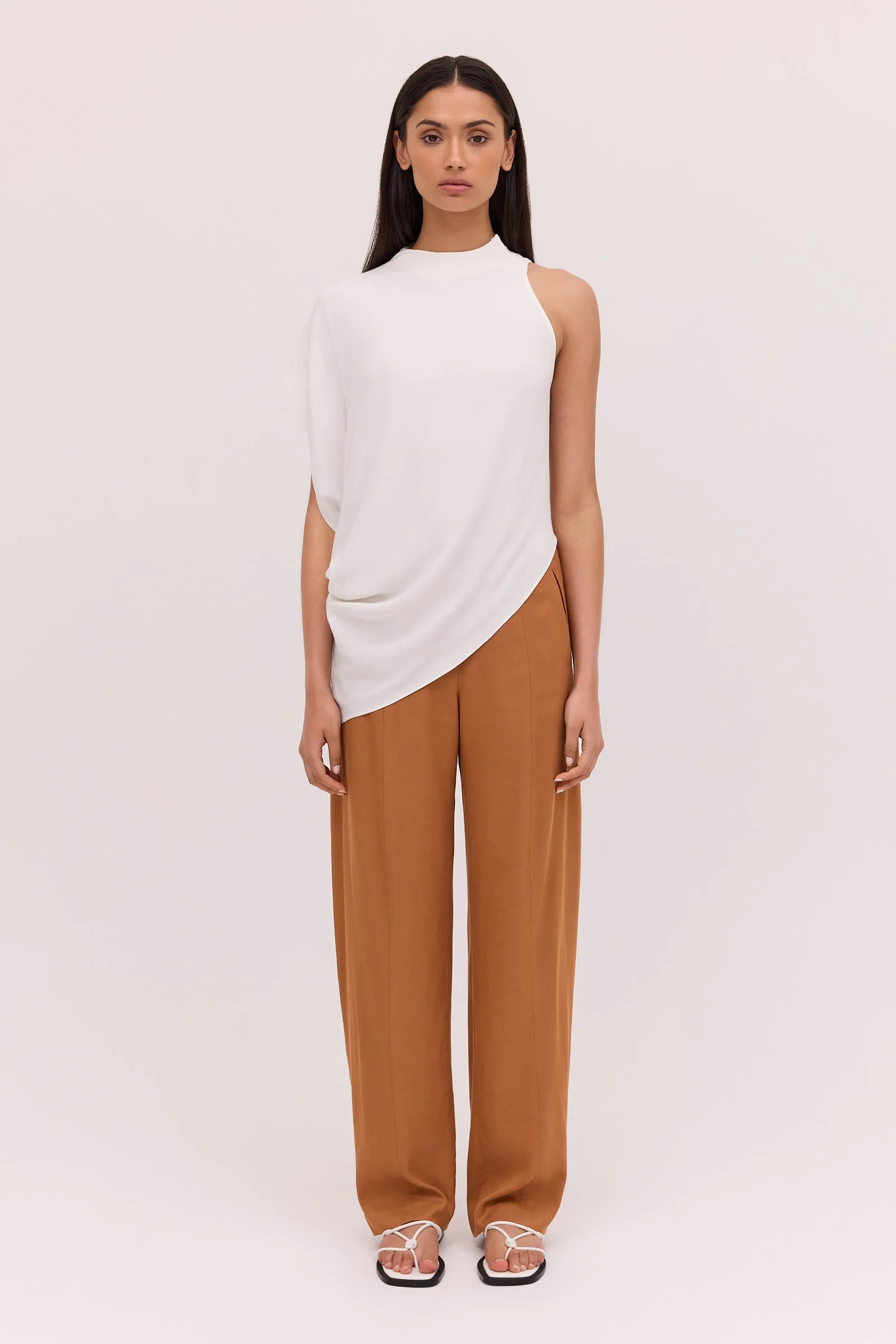 TAN TONDO PANT sold by Bianca Spender
