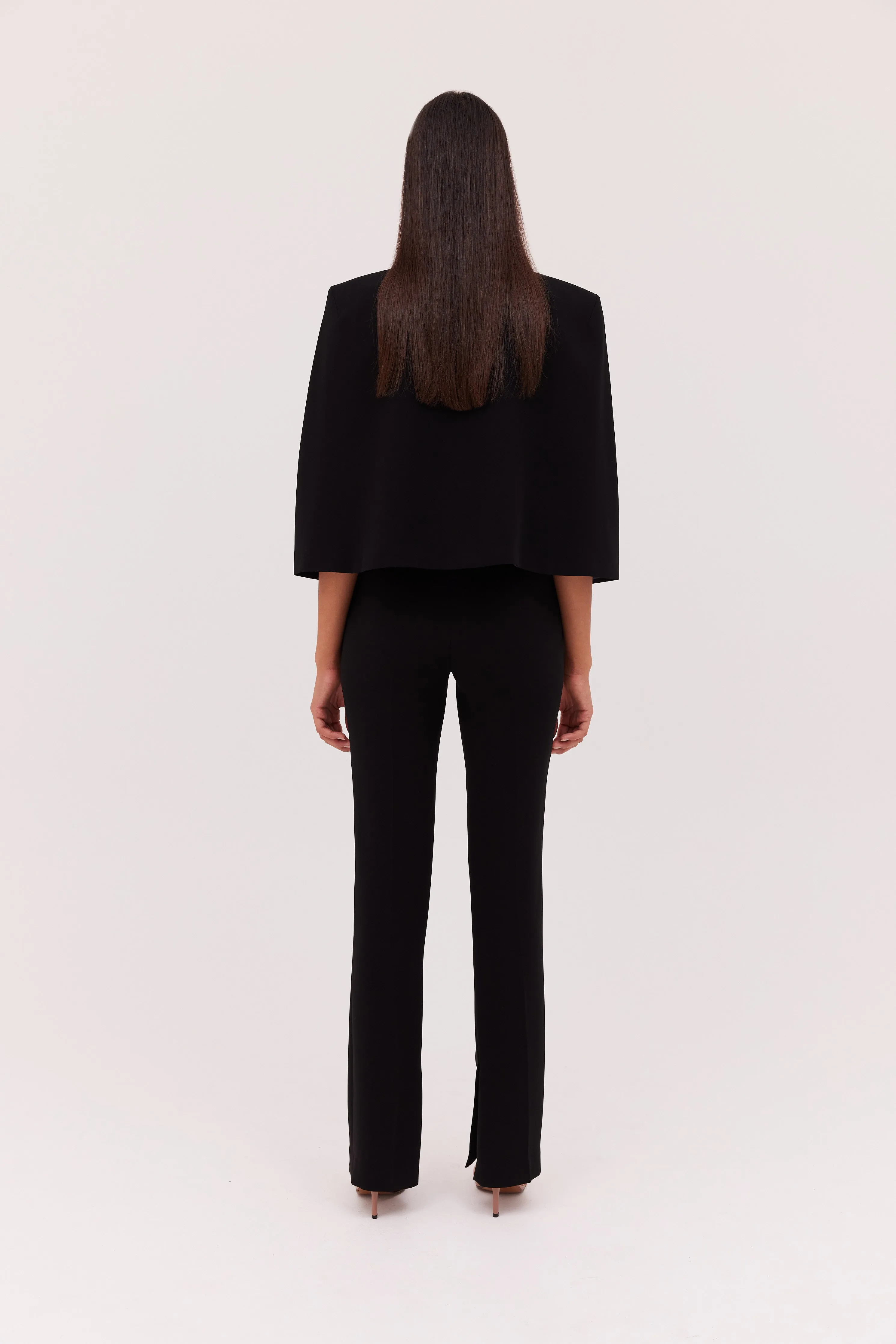 BLACK TRIACETATE CELINA PANT sold by Bianca Spender product image thumbnail 5
