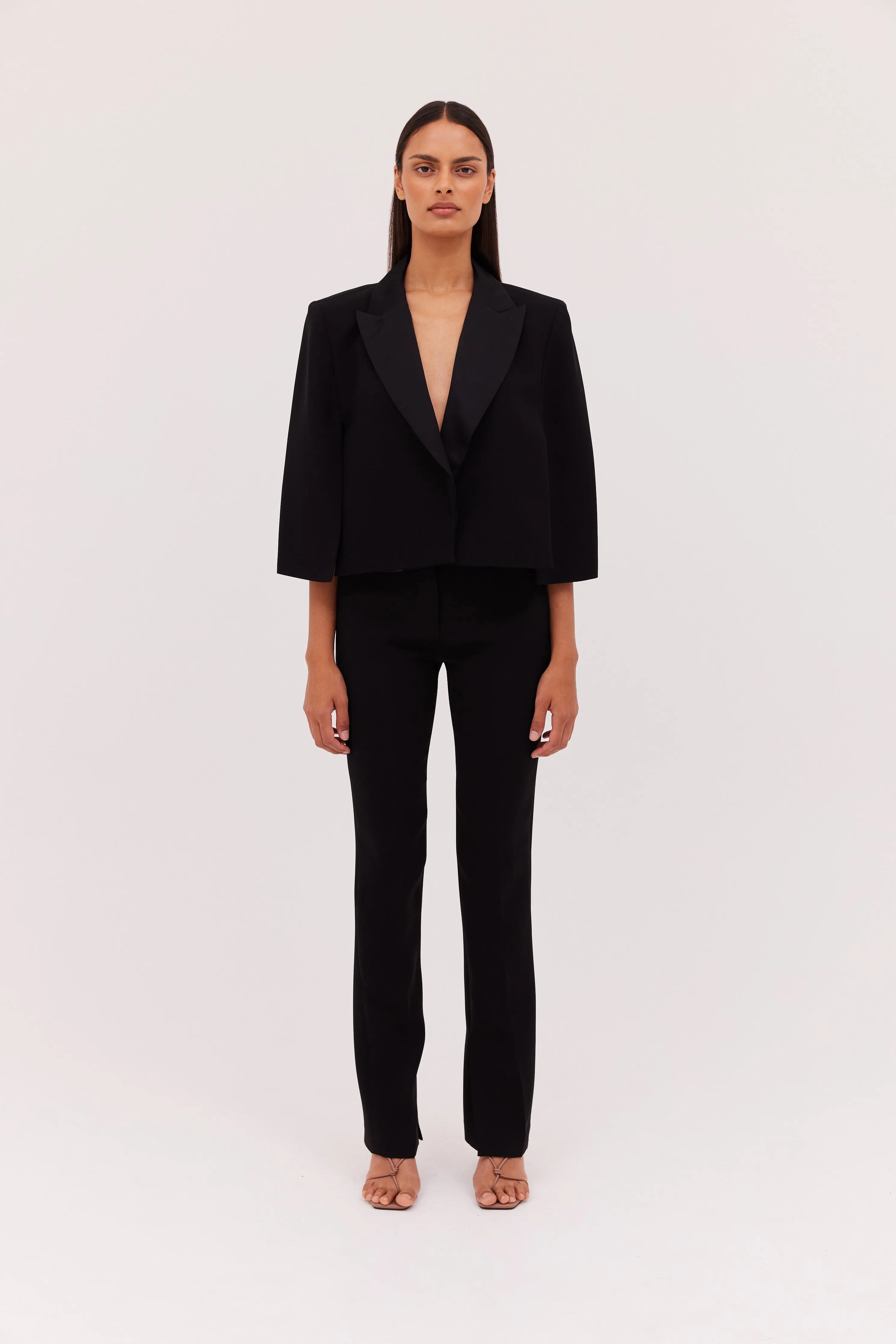 BLACK TRIACETATE CELINA PANT sold by Bianca Spender