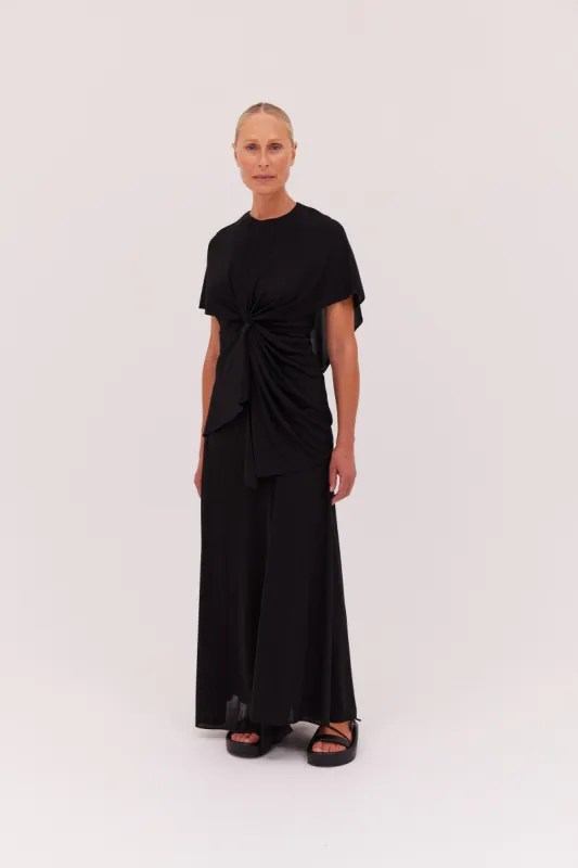 BLACK JERSEY EXPRESSION SKIRT sold by Bianca Spender