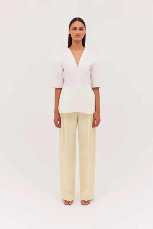 LEMON WOOL KENT PANT sold by Bianca Spender