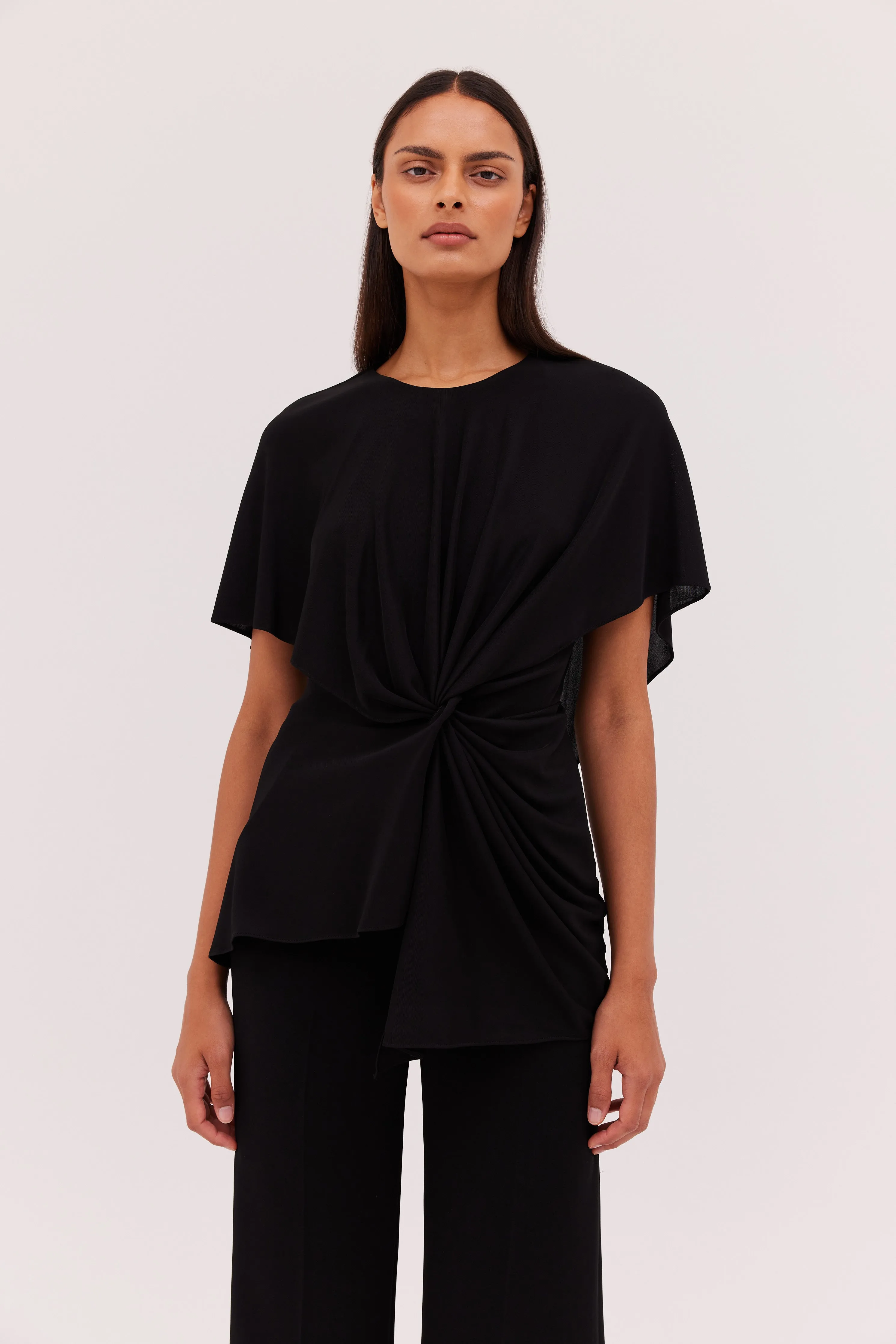 BLACK JERSEY HELENA TOP sold by Bianca Spender product image thumbnail 2