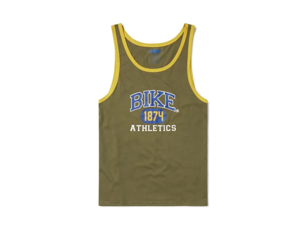 Logo Ringer Tank Top - 1874 sold by Bike Athletic