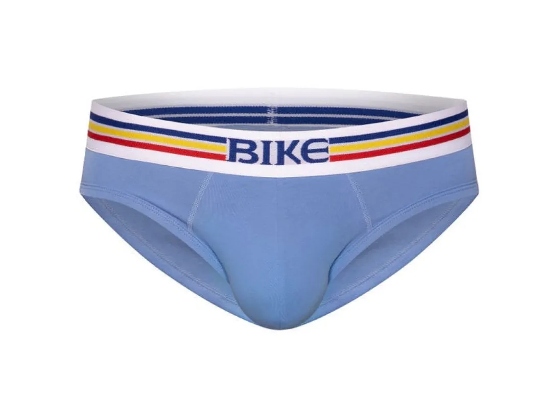 Stretch Cotton Brief - Light Blue sold by Bike Athletic