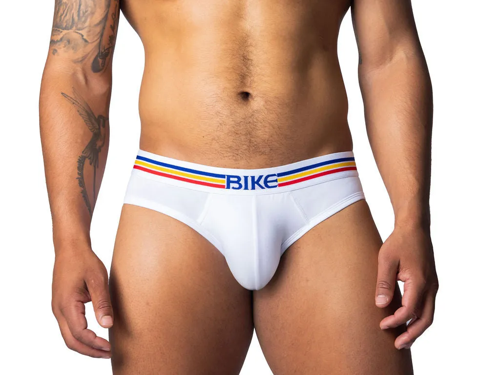 Stretch Cotton Brief - White sold by Bike Athletic product image thumbnail 2