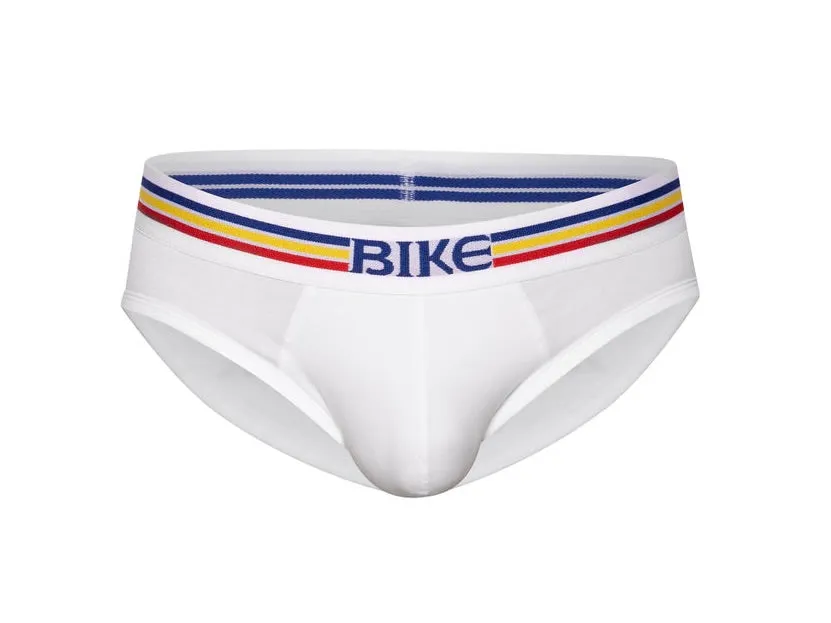 Stretch Cotton Brief - White sold by Bike Athletic