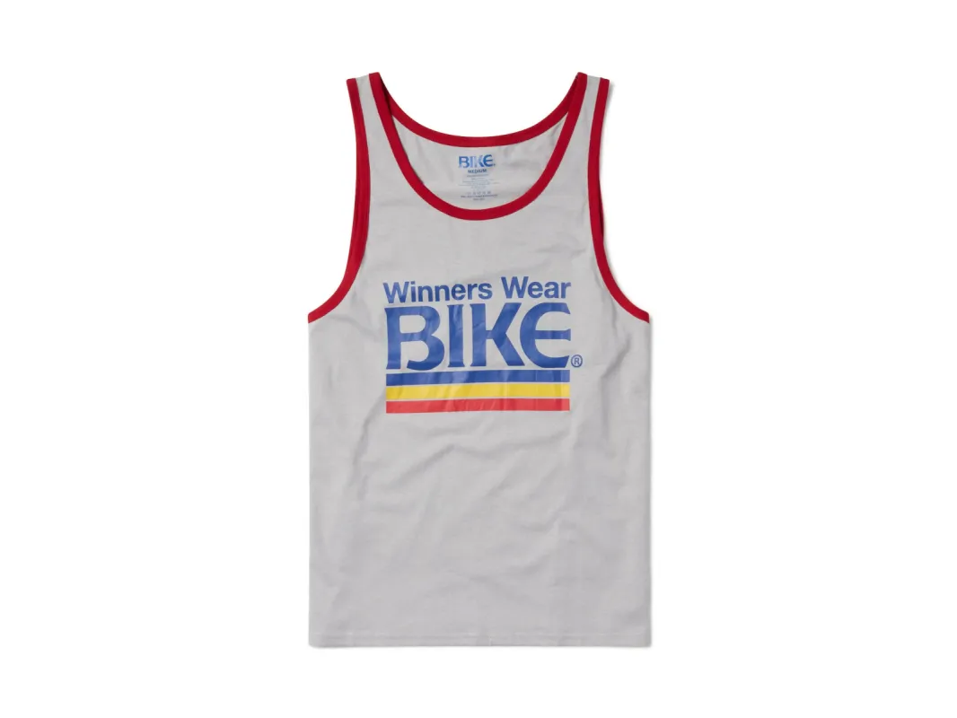 Logo Ringer Tank Top - Winners Wear BIKE sold by Bike Athletic