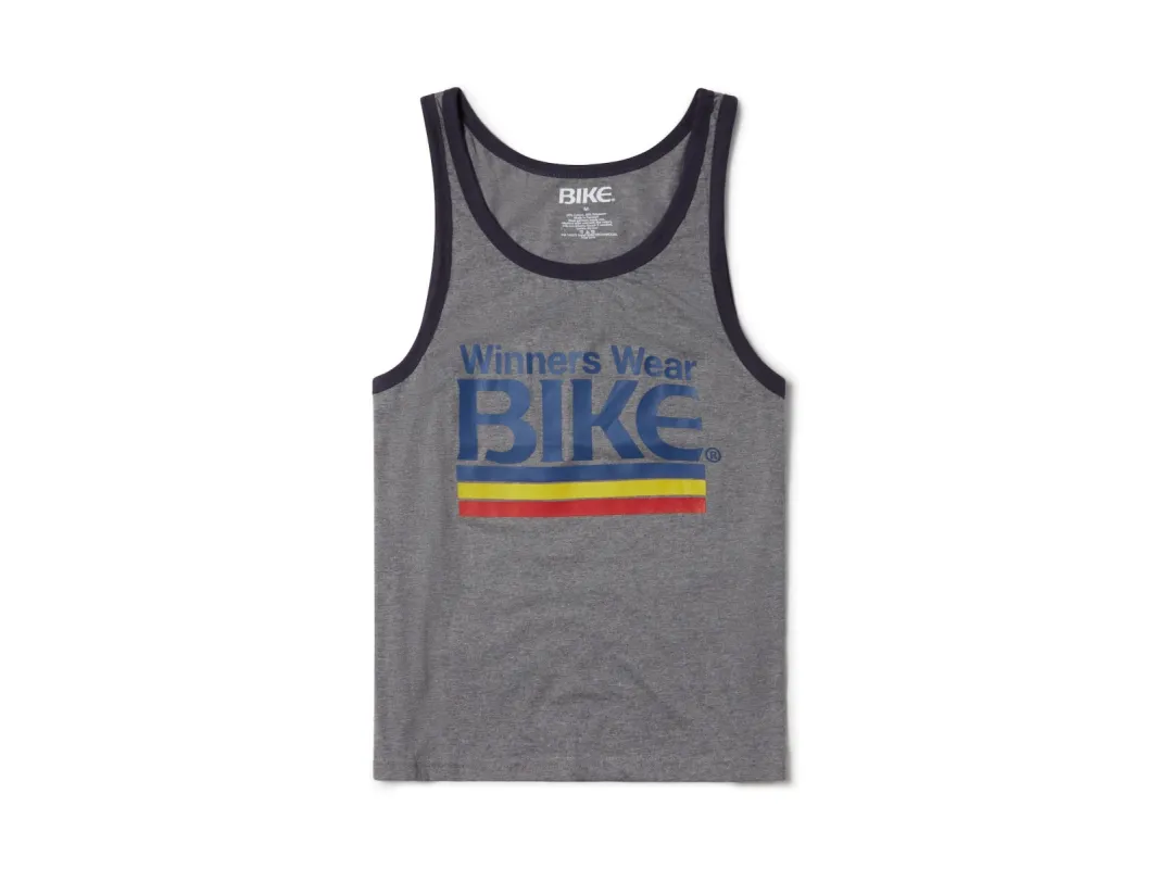 Logo Ringer Tank Top sold by Bike Athletic