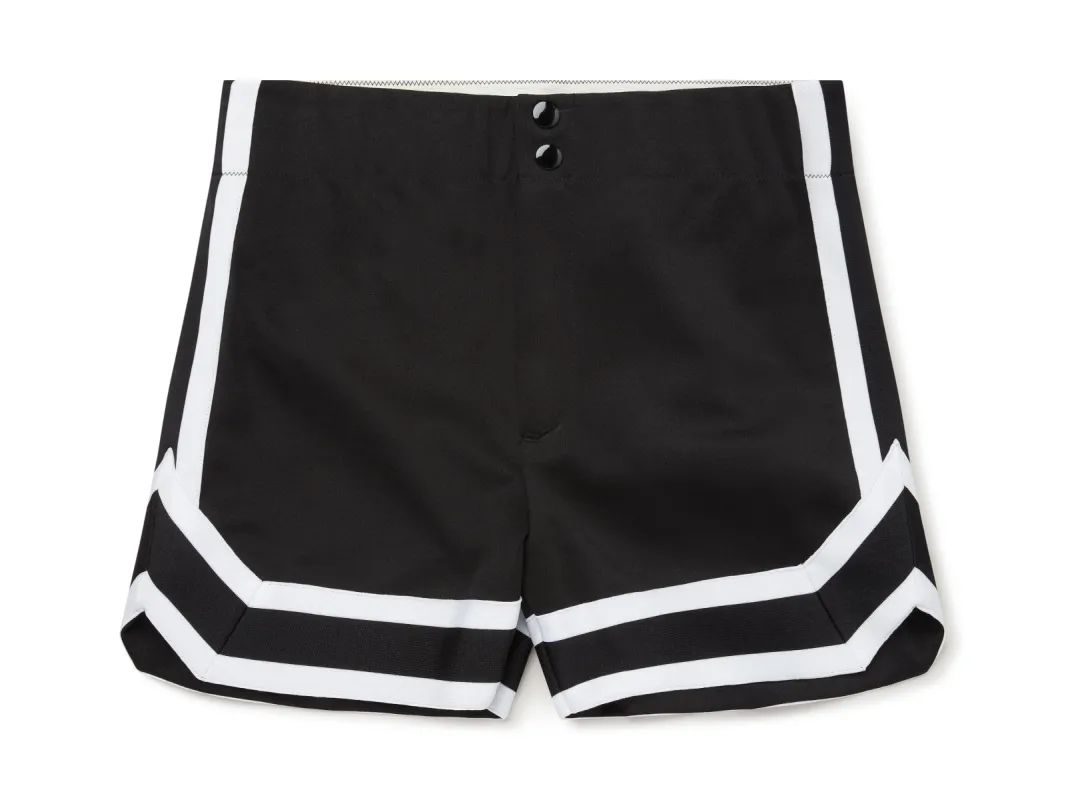 Athletic Stripe Coaches Shorts - Black sold by Bike Athletic