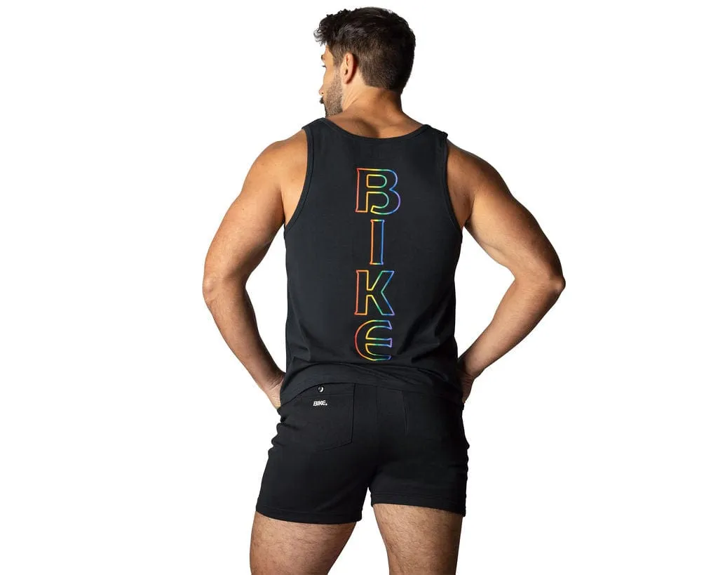 BIKE Rainbow Pride Tank sold by Bike Athletic product image thumbnail 3