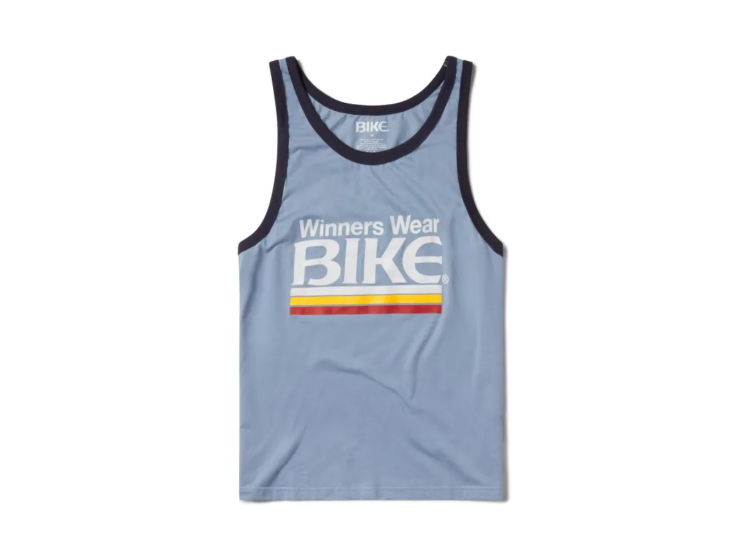 Logo Ringer Tank Top sold by Bike Athletic