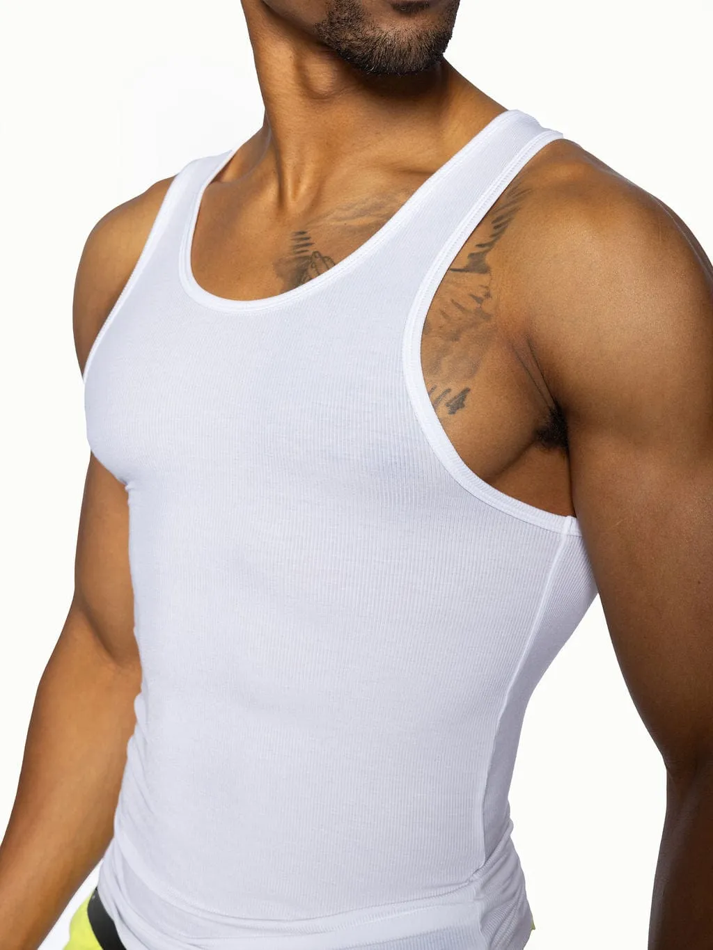 Rib Knit Tank sold by Bike Athletic product image thumbnail 3