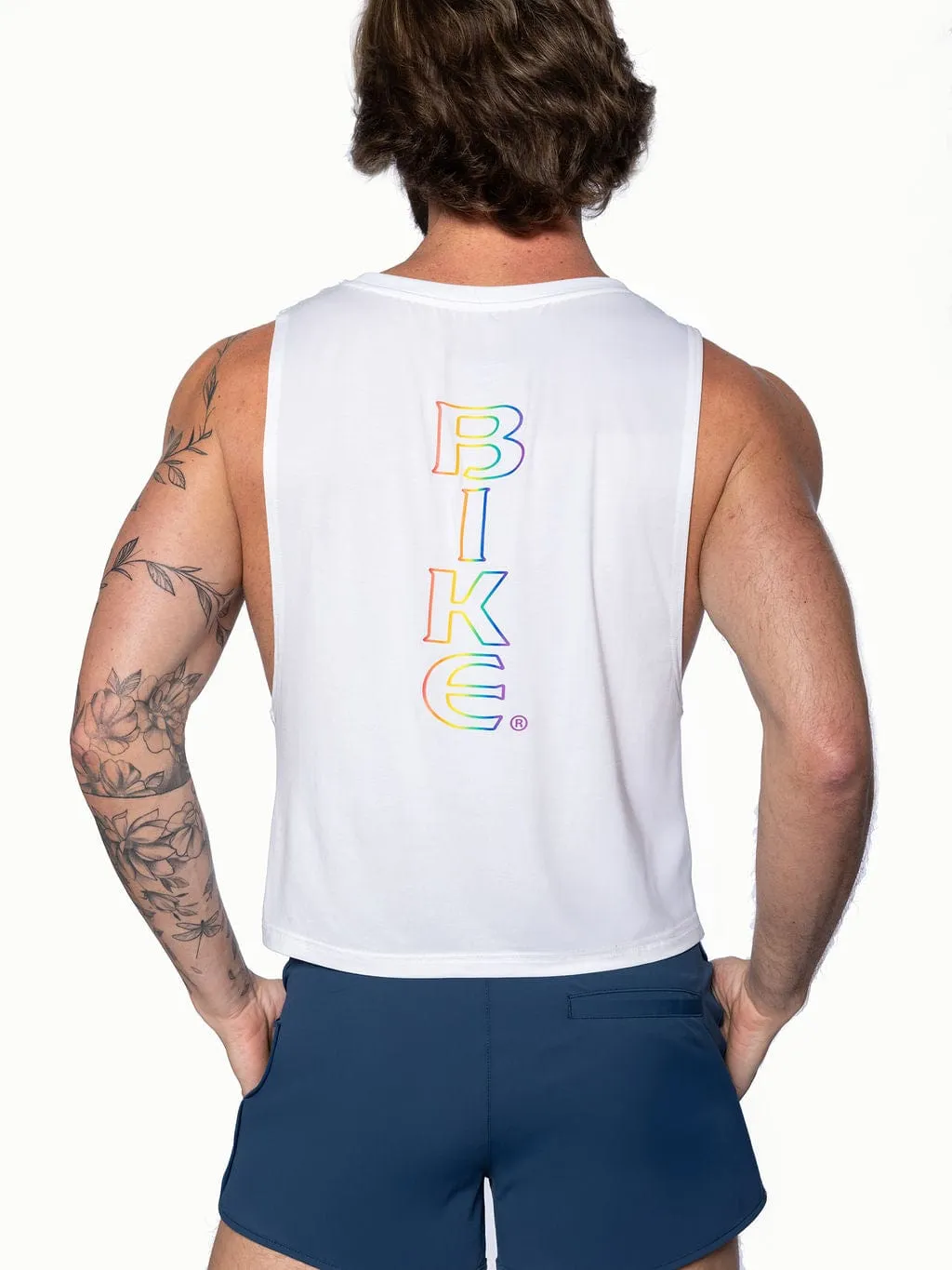 Crop Pride Tank sold by Bike Athletic product image thumbnail 5