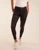 Fleece Lined Mid Rise Skinny Ankle Jeans sold by Blue Vanilla