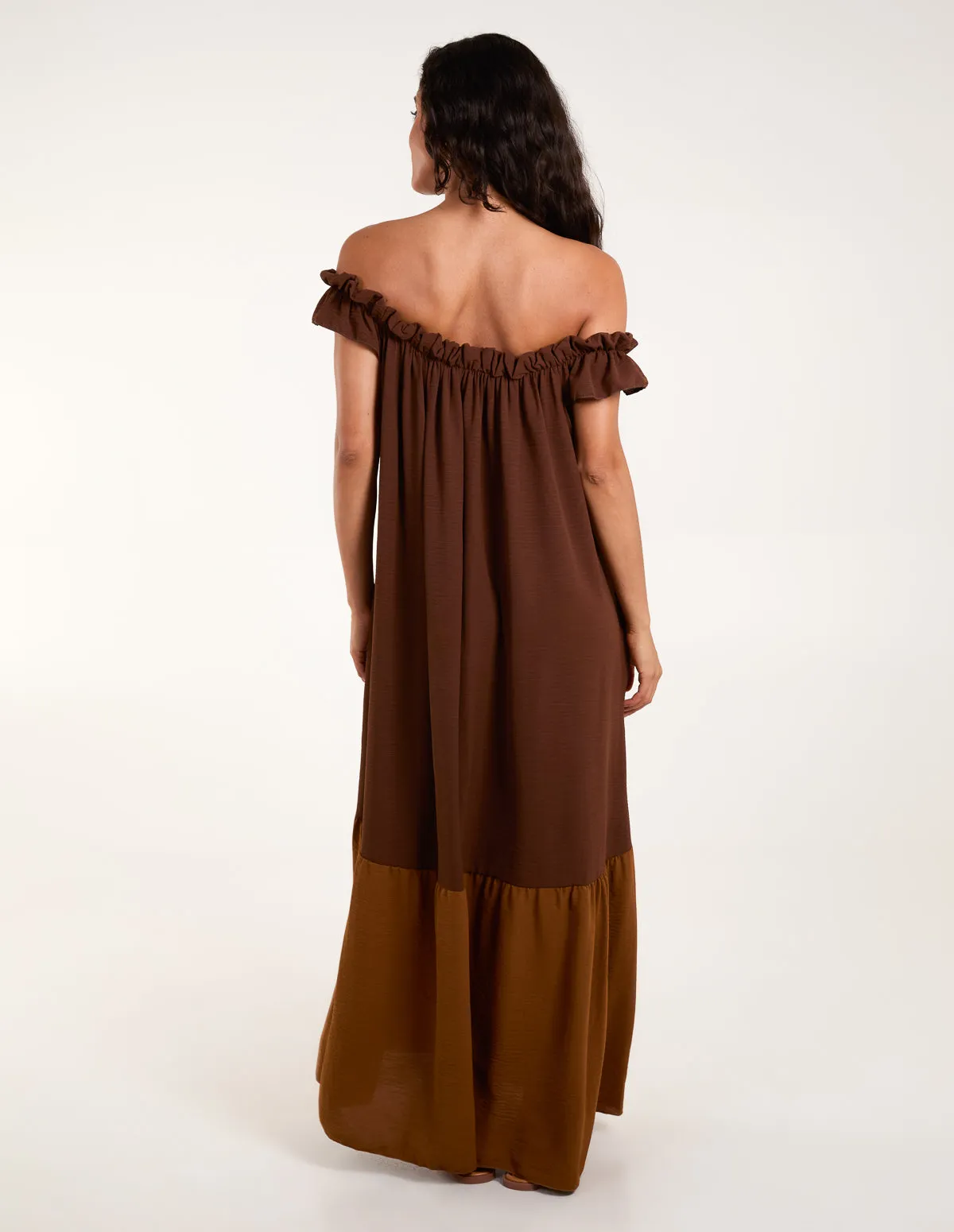 Bardot Off Shoulder Maxi Dress sold by Blue Vanilla product image thumbnail 4