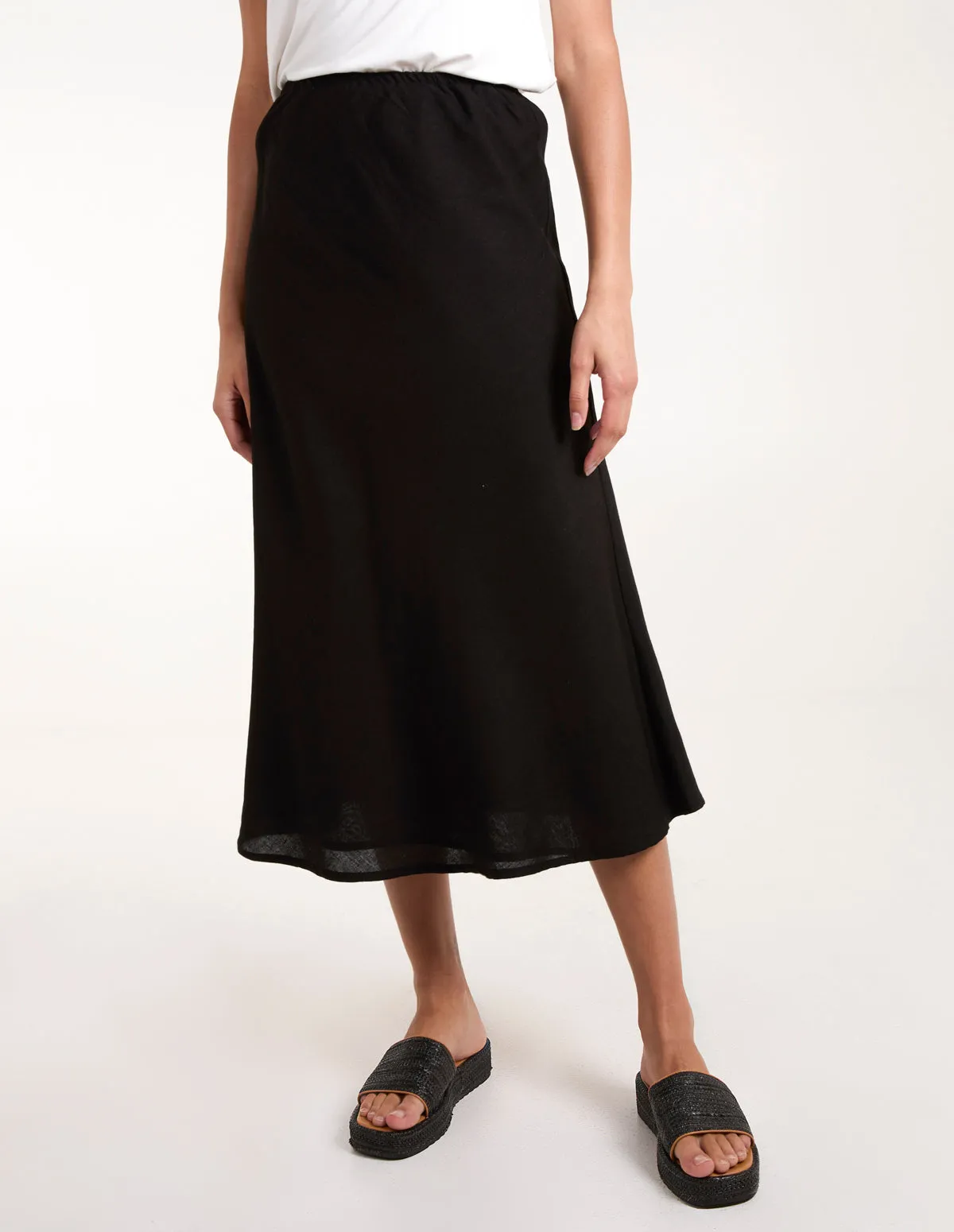 Bias Cut Midi Skirt sold by Blue Vanilla