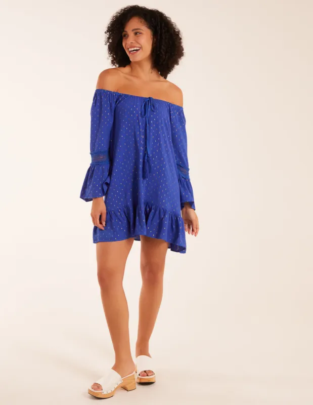Bardot Tunic Dress With Frill Hem sold by Blue Vanilla