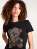 Diamante Teddy Bear T-shirt sold by Blue Vanilla