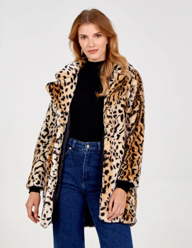 Soft Touch Leopard Fur Coat sold by Blue Vanilla