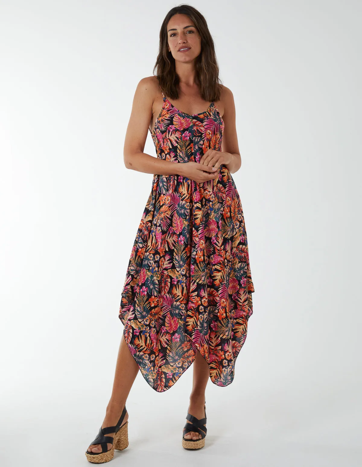 Printed Hanky Hem Dress sold by Blue Vanilla product image thumbnail 2