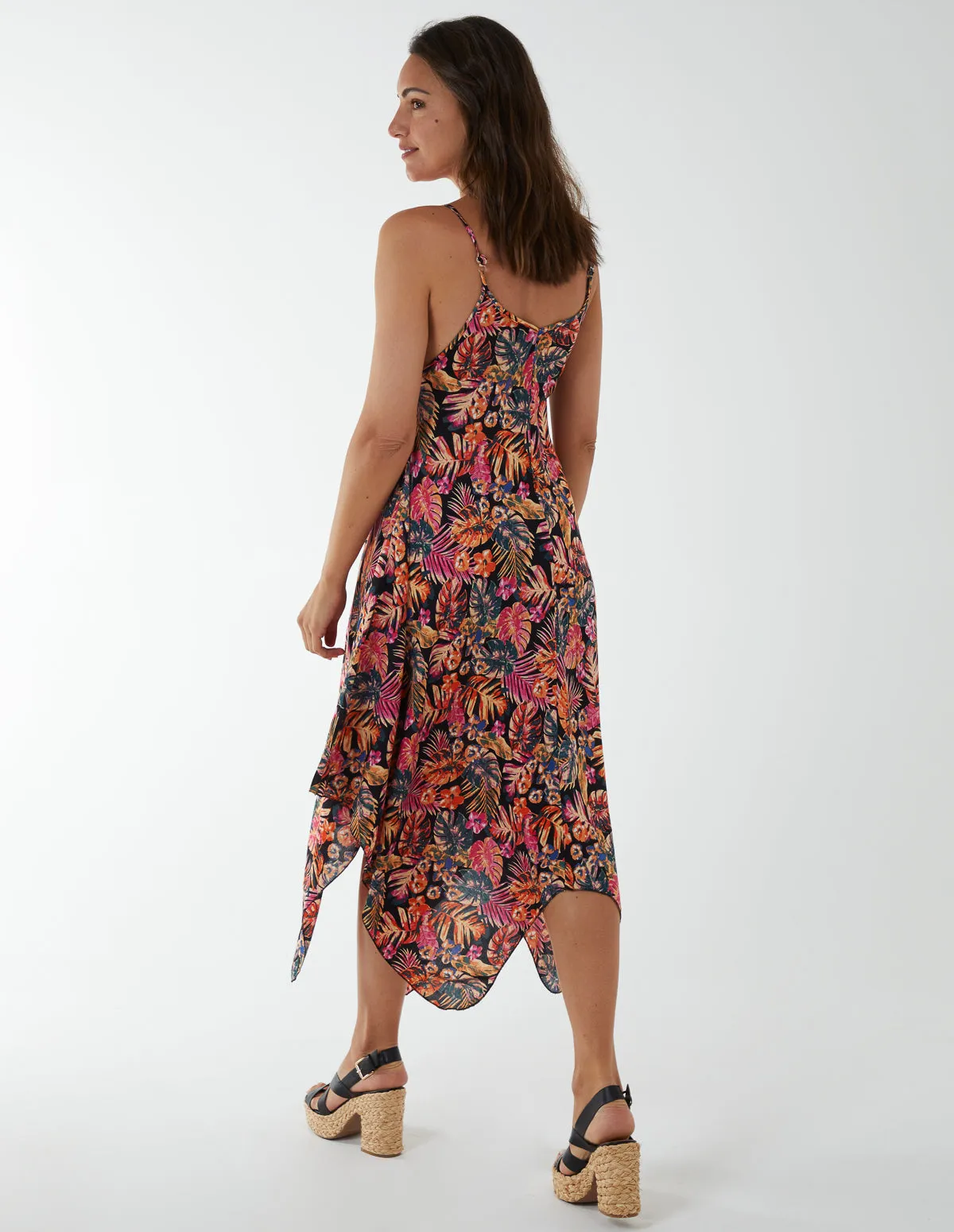 Printed Hanky Hem Dress sold by Blue Vanilla product image thumbnail 4
