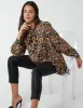Abstract Animal Print Button Through Blouse sold by Blue Vanilla