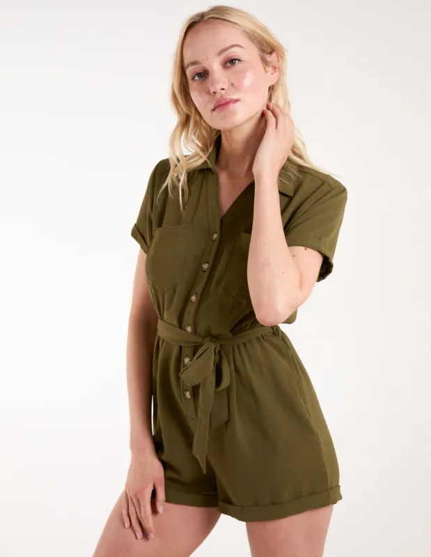 Utility Playsuit sold by Blue Vanilla
