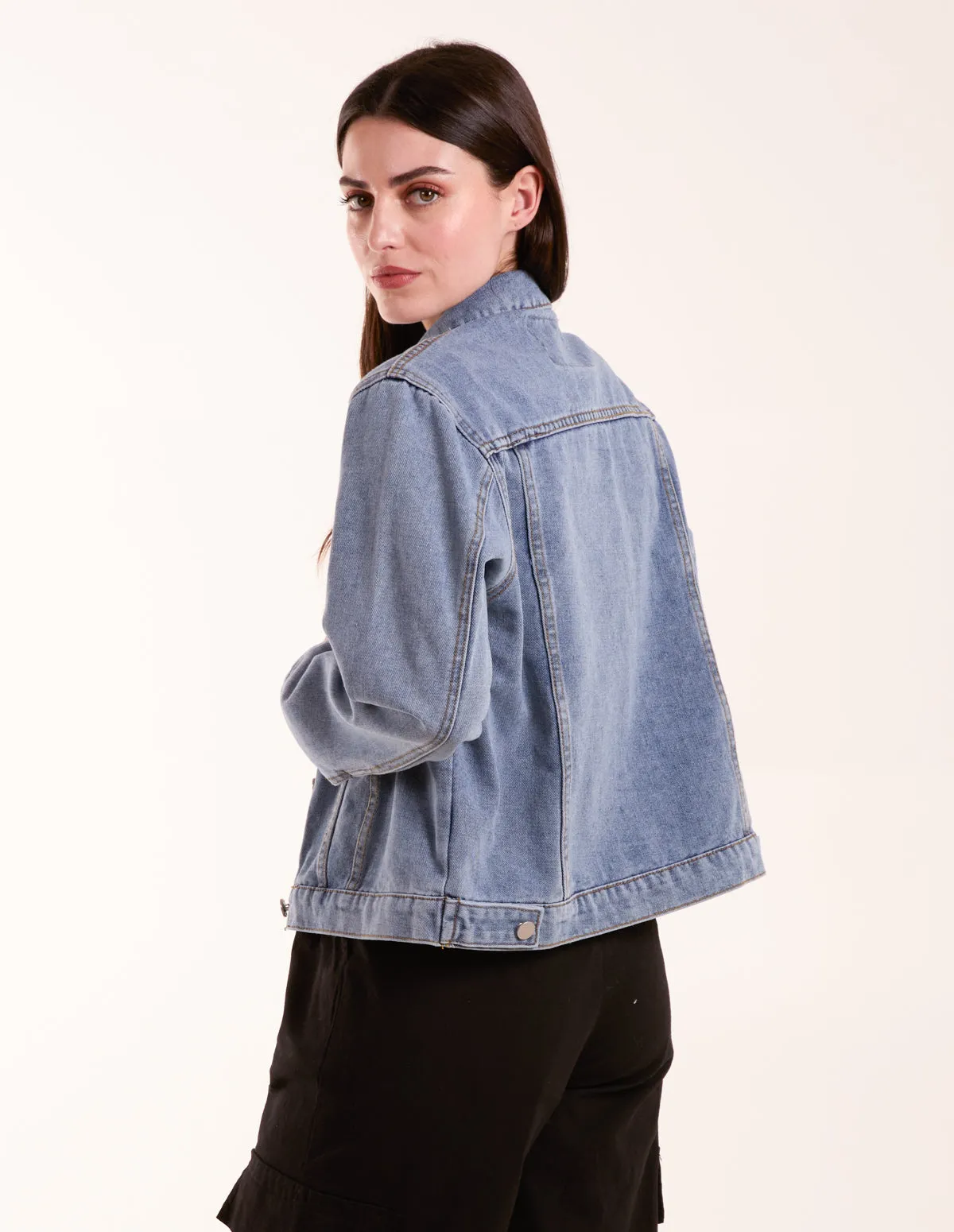 Denim Jacket With Pockets sold by Blue Vanilla product image thumbnail 5
