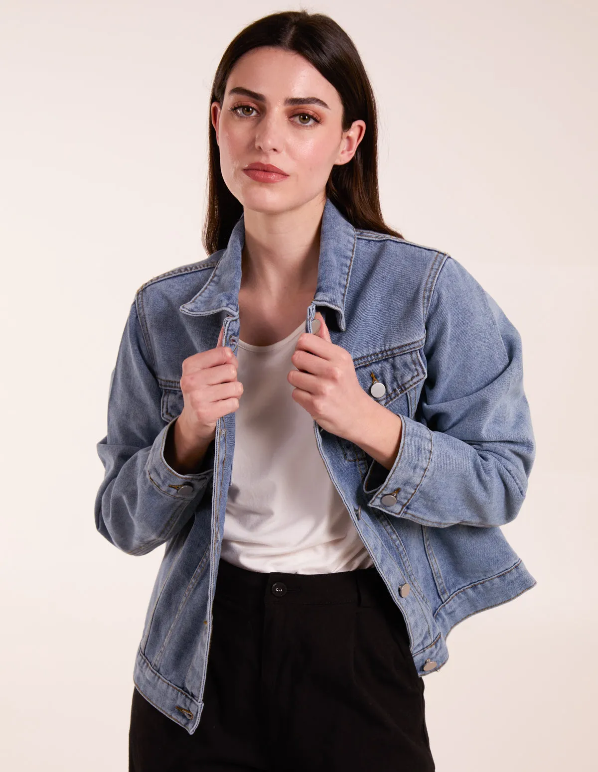 Denim Jacket With Pockets sold by Blue Vanilla product image thumbnail 3