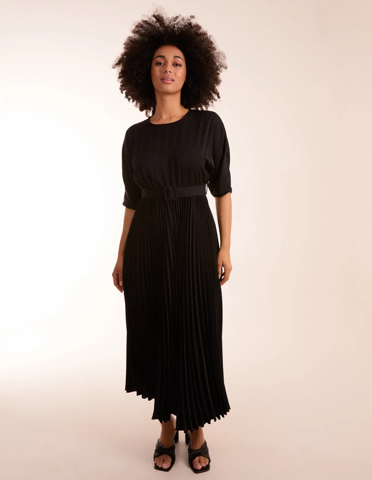 Pleated Dress With Belt sold by Blue Vanilla product image thumbnail 3