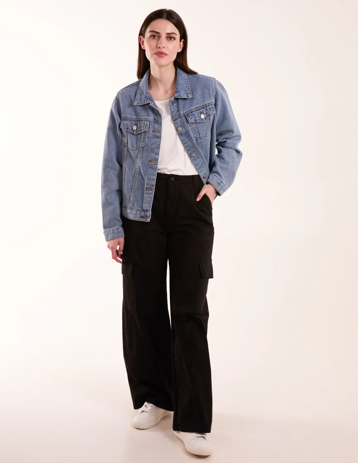 Denim Jacket With Pockets sold by Blue Vanilla