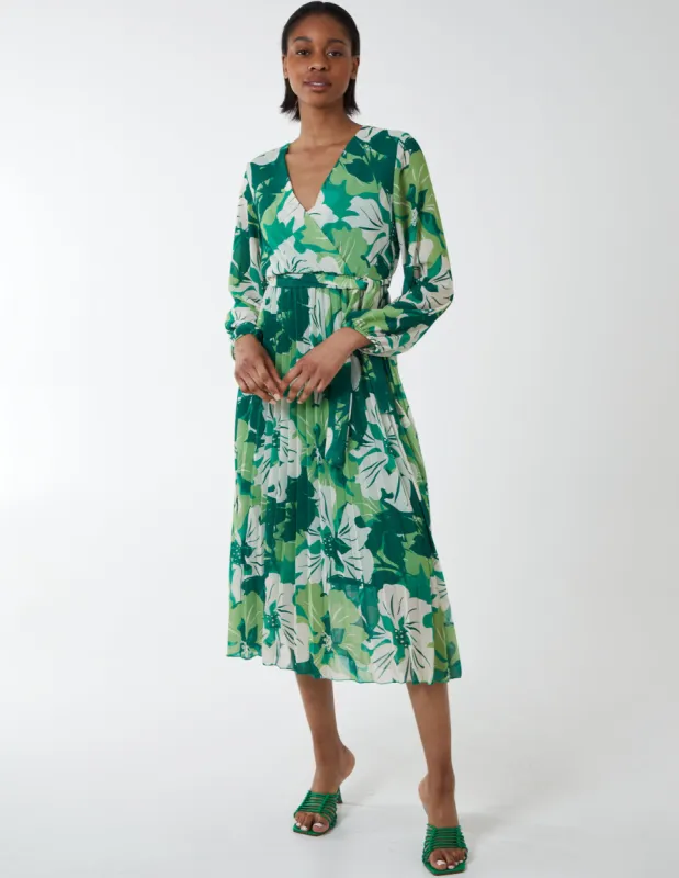 Floral Sketch Print Dress sold by Blue Vanilla