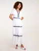 Embroidered Tiered Maxi Dress sold by Blue Vanilla