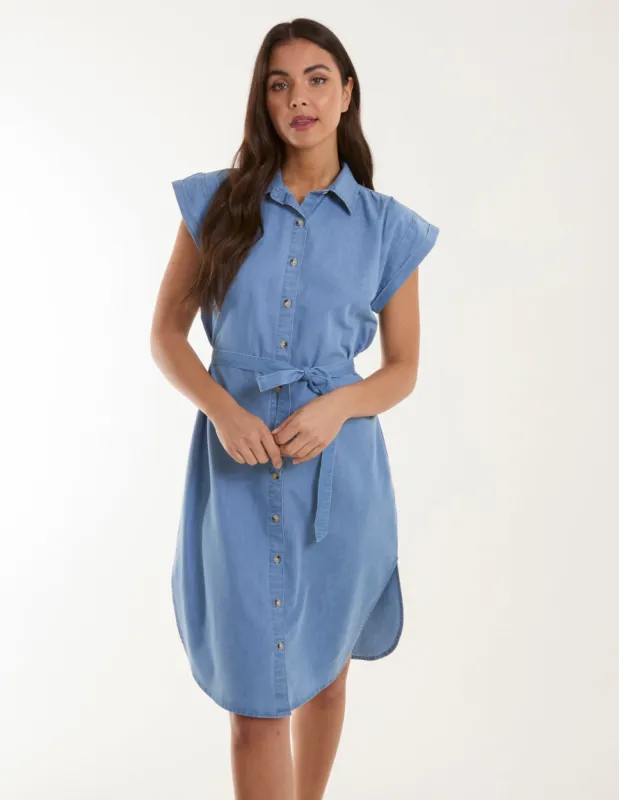 Button Front Shirt Dress sold by Blue Vanilla