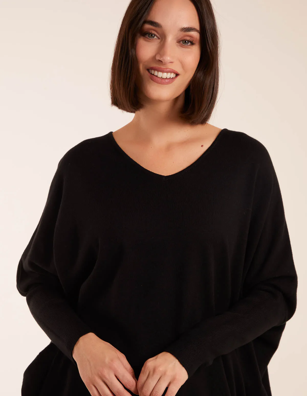 Plain V Neck Jumper sold by Blue Vanilla product image thumbnail 3