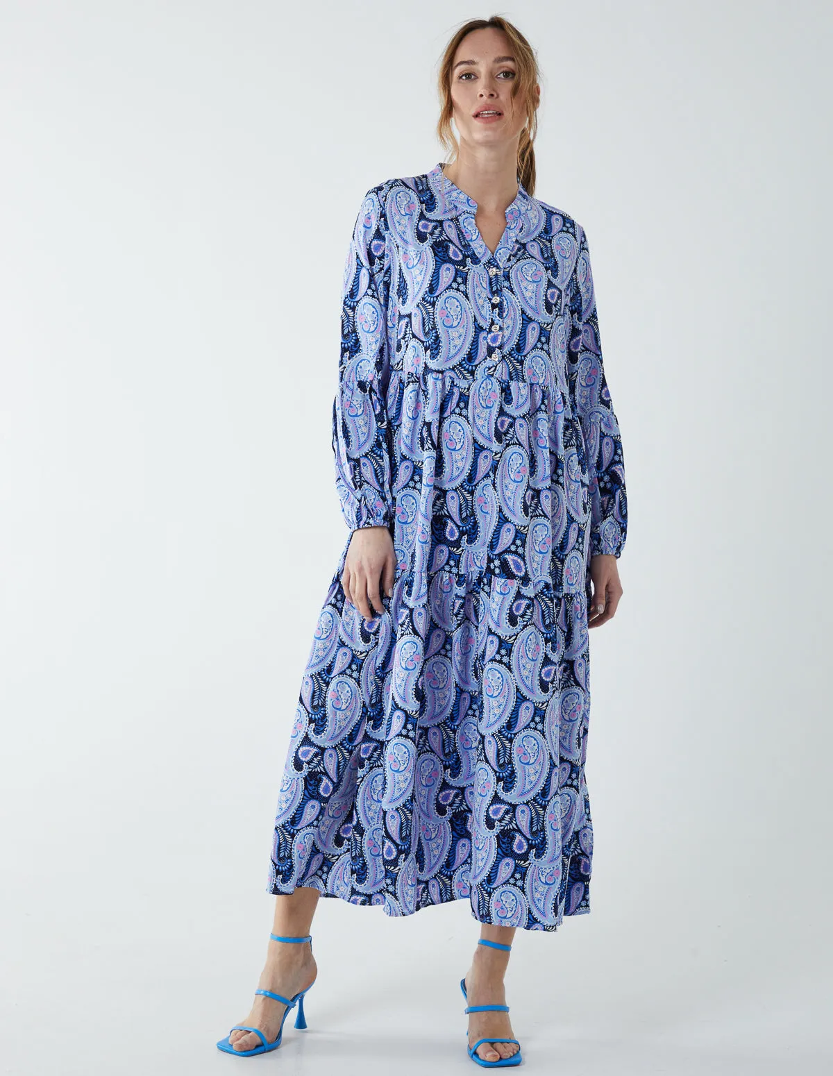 Paisley Button Down Dress sold by Blue Vanilla