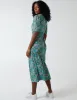 Ruched Front Angel Sleeve Dress sold by Blue Vanilla