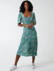 Ruched Front Angel Sleeve Dress sold by Blue Vanilla