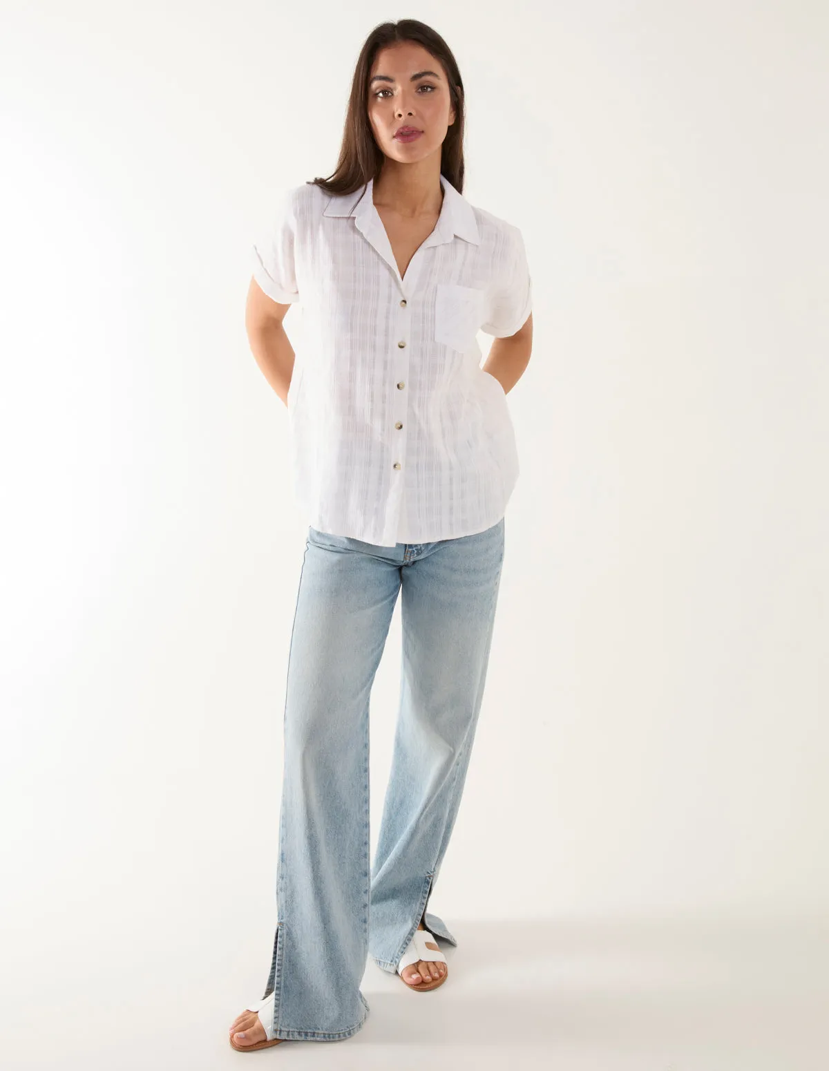 Button Front Shirt sold by Blue Vanilla product image thumbnail 2