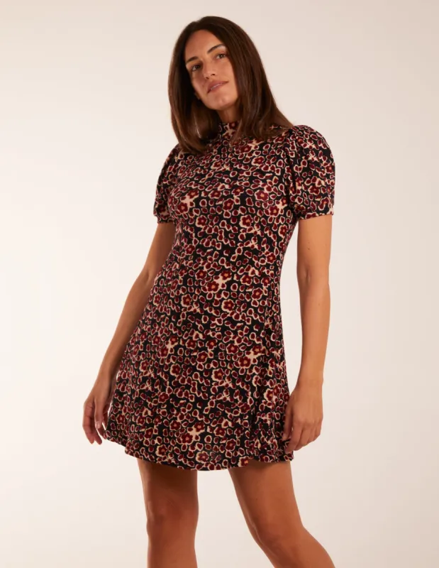 Floral Animal Smock Mini Dress sold by Blue Vanilla