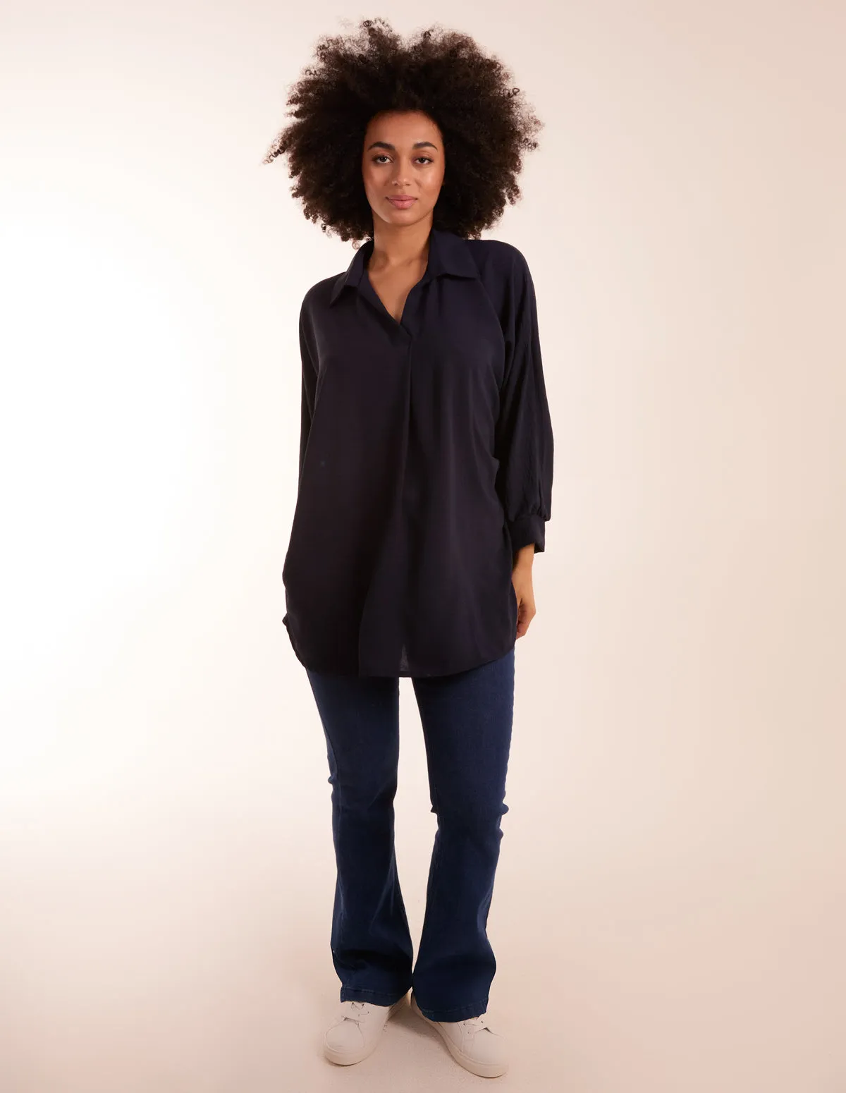 Open Collar Blouse sold by Blue Vanilla product image thumbnail 2