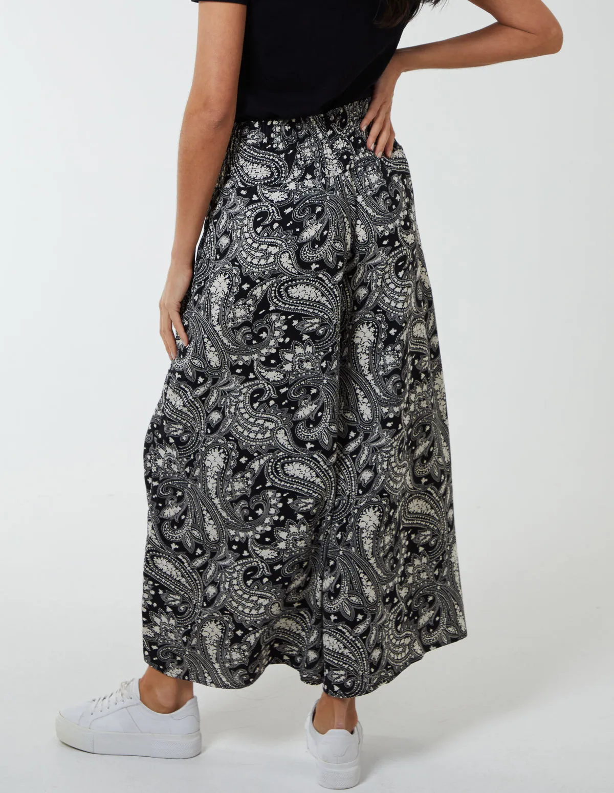 Shirred Wide Leg Trouser sold by Blue Vanilla product image thumbnail 5