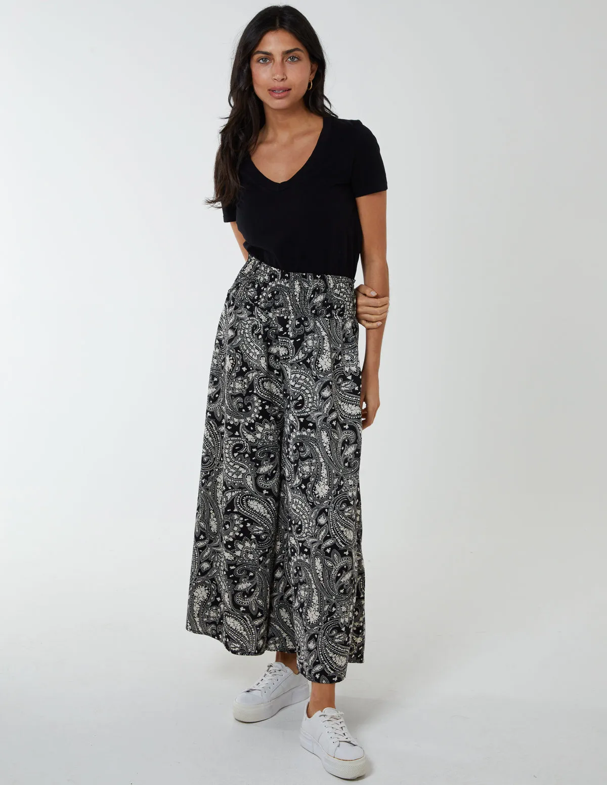 Shirred Wide Leg Trouser sold by Blue Vanilla product image thumbnail 2