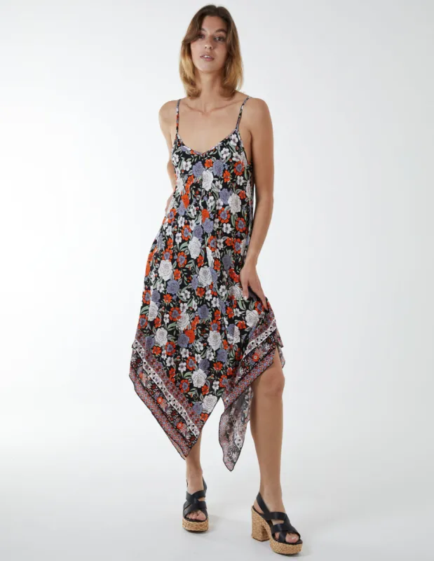 Hanky Hem Cami Strap Dress sold by Blue Vanilla