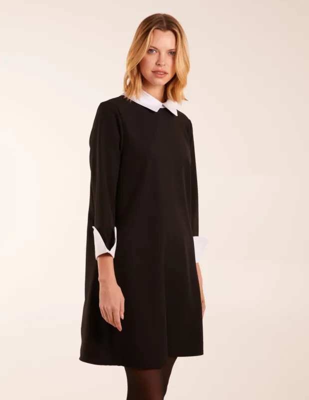 Collar & Cuff A Line Side Pocket Dress sold by Blue Vanilla