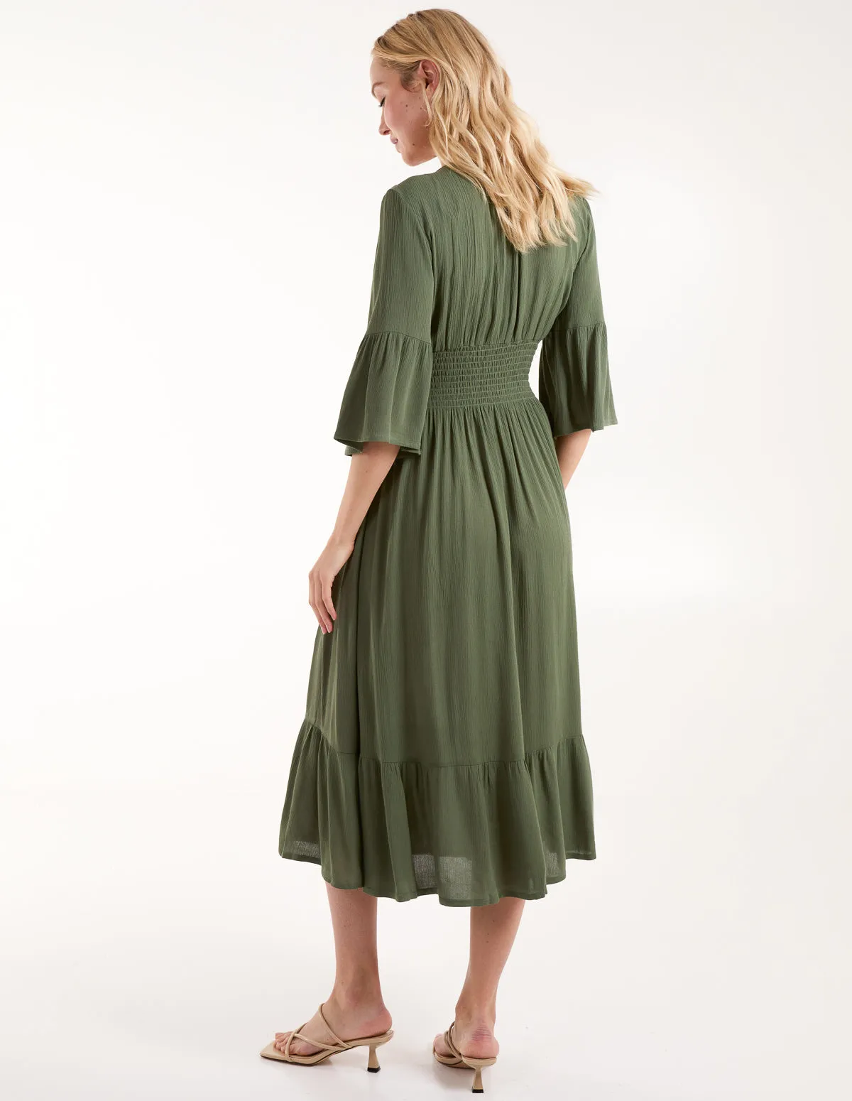 Shirred Empire Bust Dress sold by Blue Vanilla product image thumbnail 4