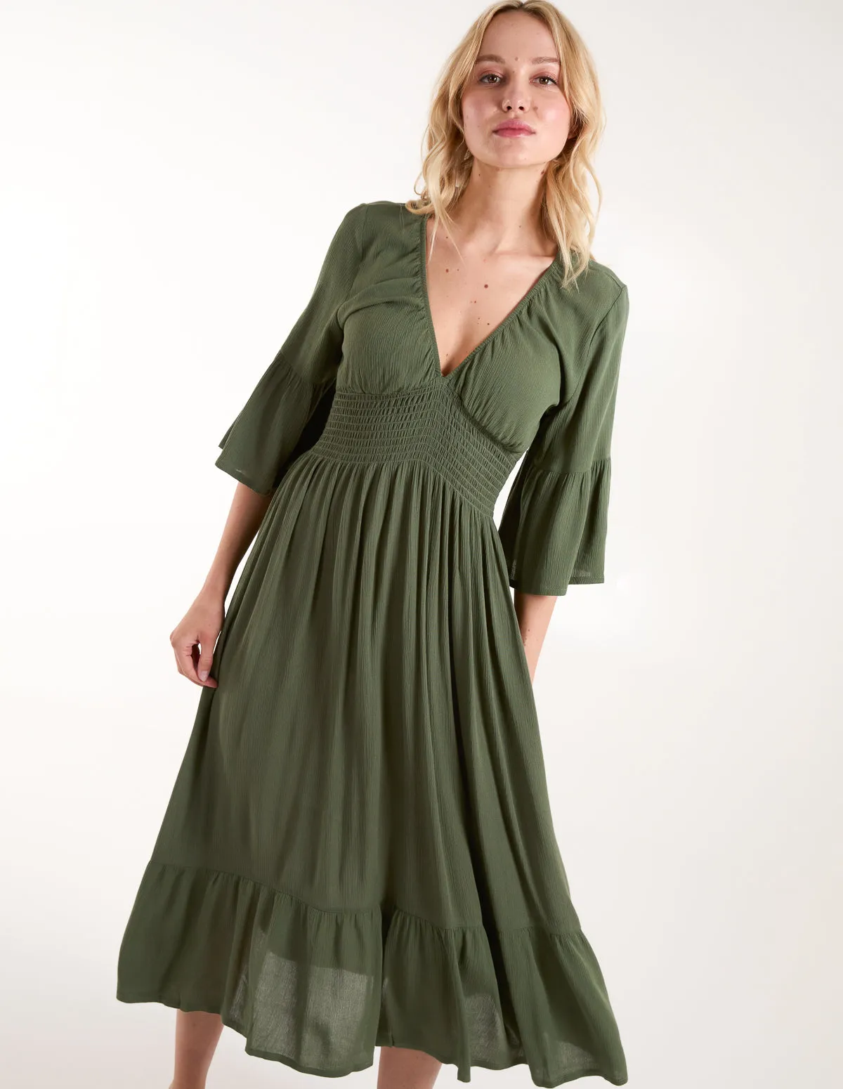 Shirred Empire Bust Dress sold by Blue Vanilla product image thumbnail 3