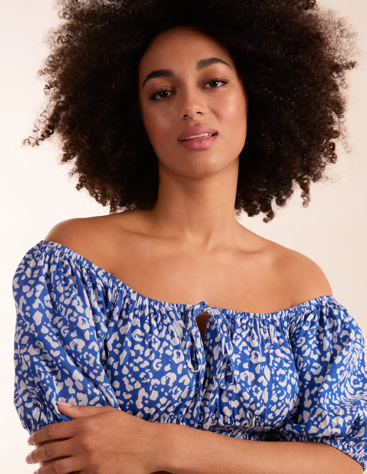 Tie Front Shirred Waist Midi Dress sold by Blue Vanilla product image thumbnail 3