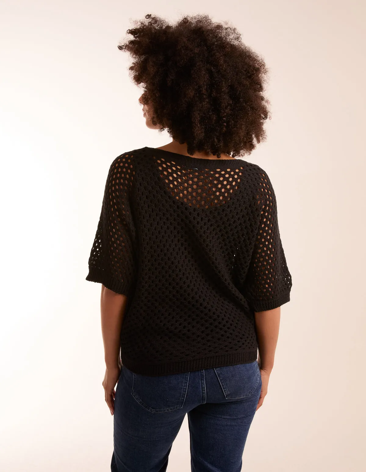 Crochet V Neck Top sold by Blue Vanilla product image thumbnail 4